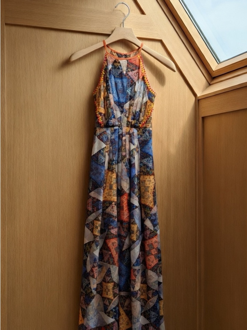 Anthropologie \ Bright orange maxi \ S